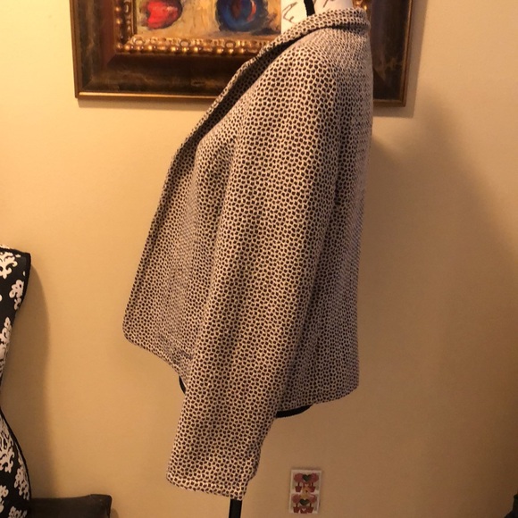 Jones | Wear Classic tweedy fabric rollup or down sleeves lined comfy jacket - Picture 7 of 13